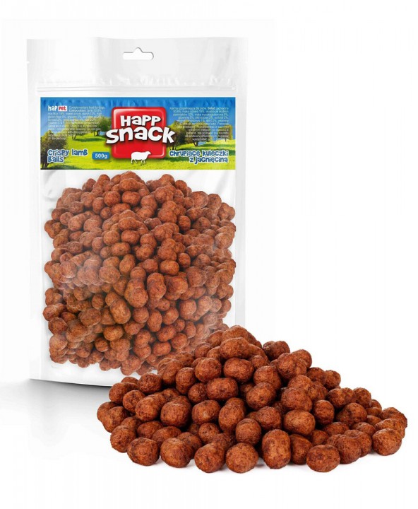 Ласощі для собак Кульки з ягням, 500г