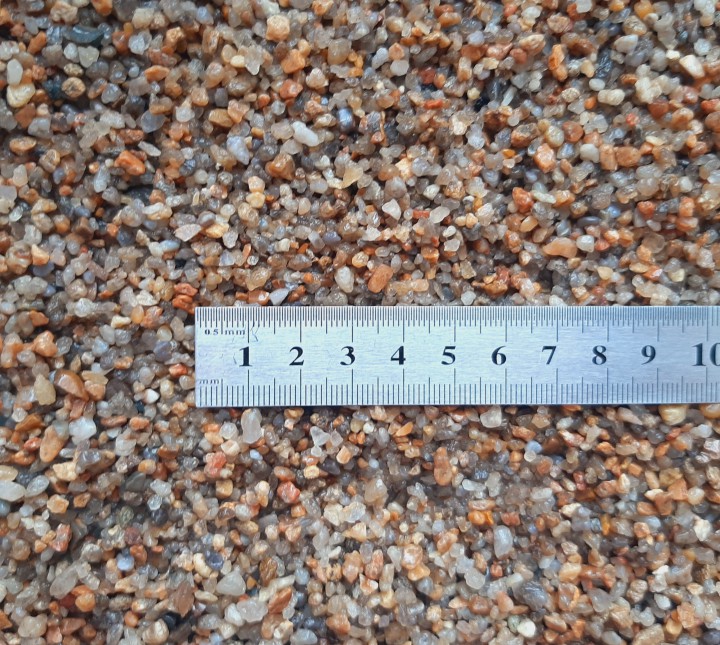Кварцит кофейний 2-5мм, 10 кг