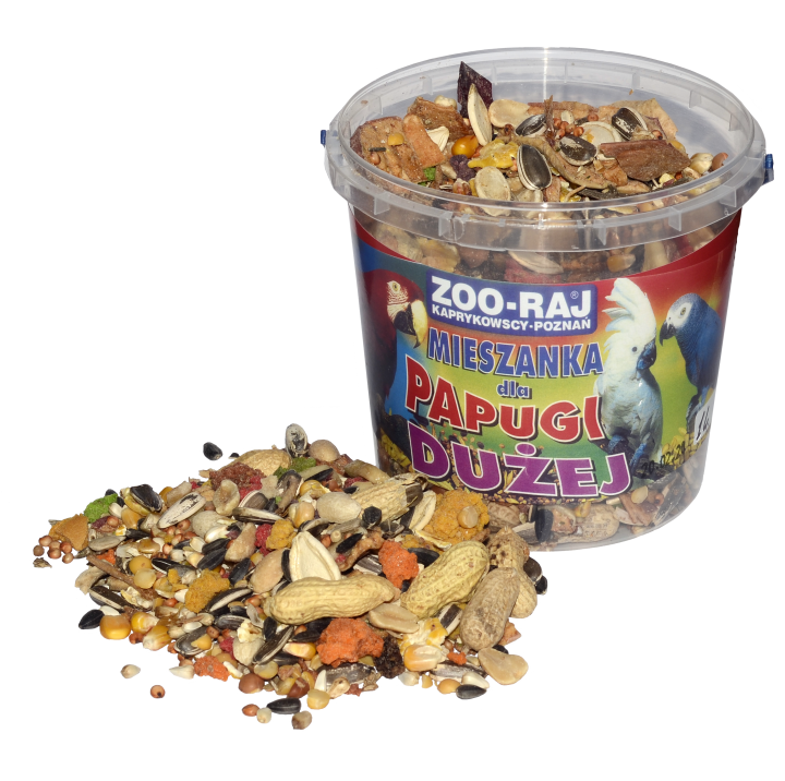Зоорай корм для великих папуг, 1л