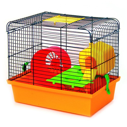 Клітка "ХОМ'ЯК-1ЛЮКС" цинк