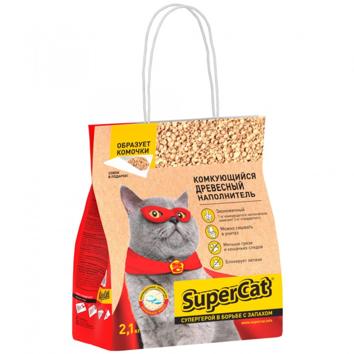 SUPER CAT комкуючий, 2.1кг