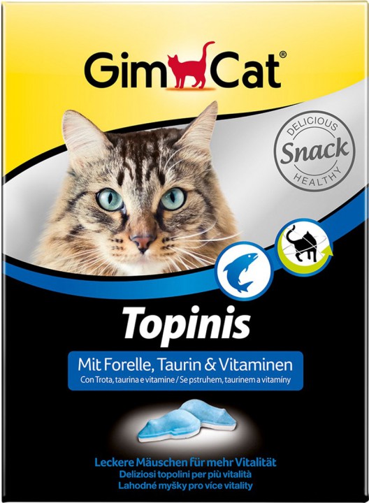 Topinis  Таблетки-мишки з рибою і таурином, 190 шт