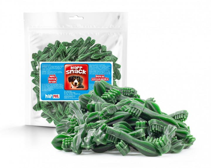 Ласощі для собак Зубна щітка м'ятна, 500г