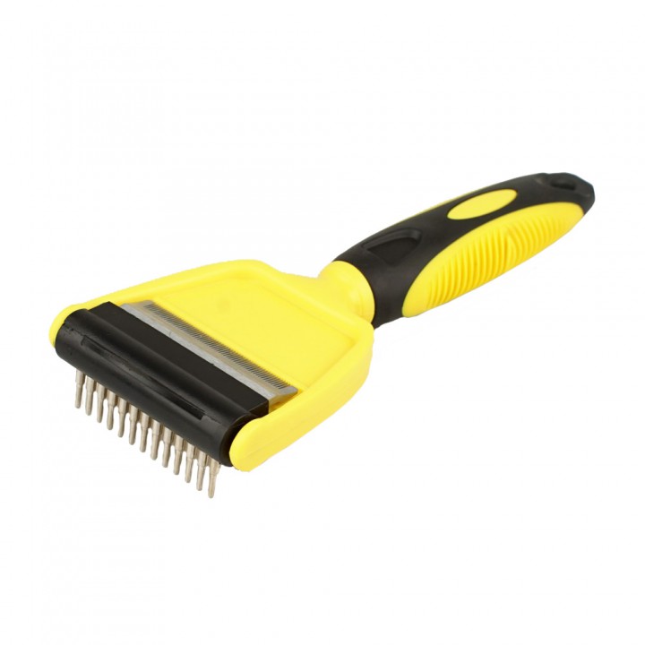 Гребінь 2в1 Бронзе Дог, 201х76х39 мм