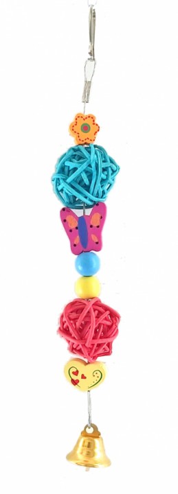 Іграшка Карамелька для папуг, 20см