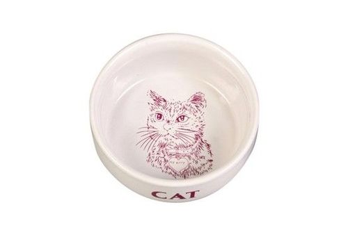 Миска керамічна для котів, 0.3л/11см