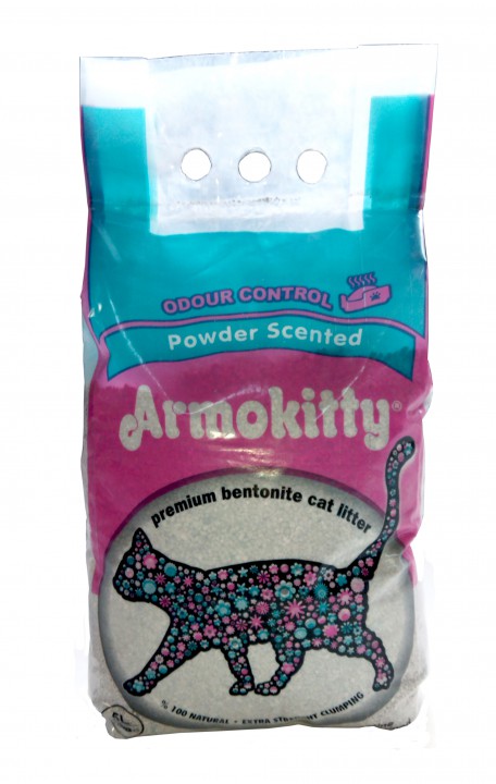 Armokitty бентоніт білий пудра, 5л (4.5кг)