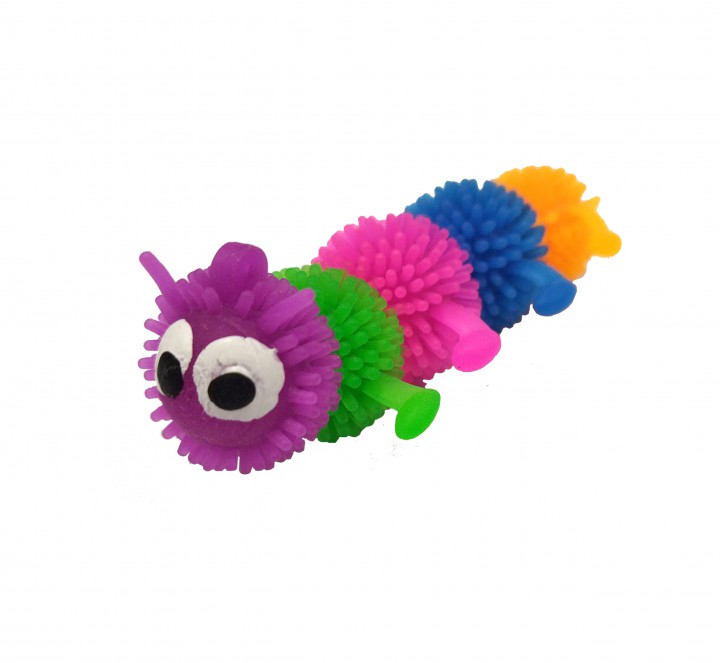 Гусениця латекс, 1.7х7см (4шт/уп)