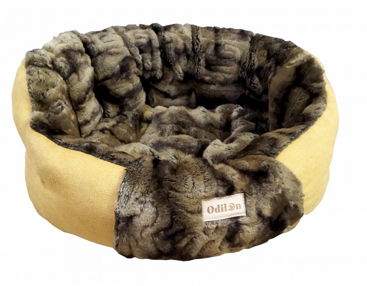 Лежак Odilon Еммі хутро, 50х50х25 см