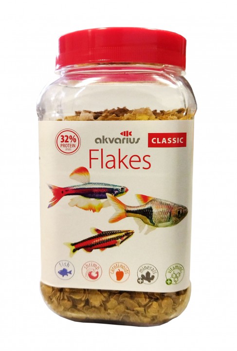 Акваріус пластівці банка, 80г