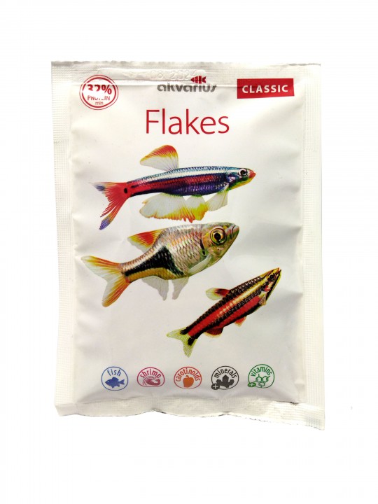 Акваріус пластівці, 20г