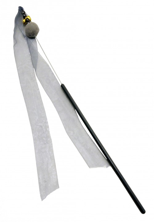 Вудочка помпон зі стрічками, 45см