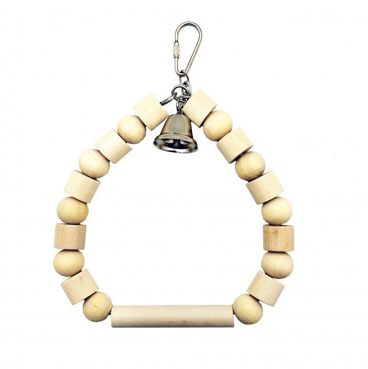 Гойдалка-серце дерев'яна, 20х15 см