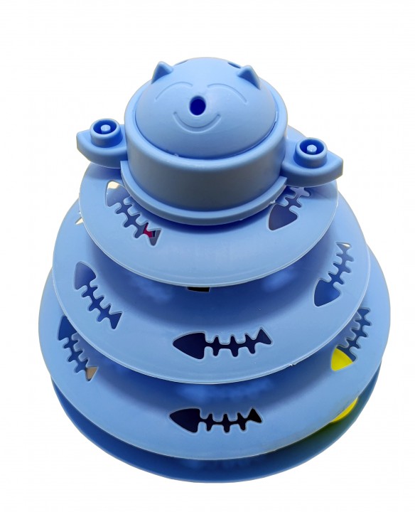 Вежа 3-х ярусна з м'ячиками, 20см