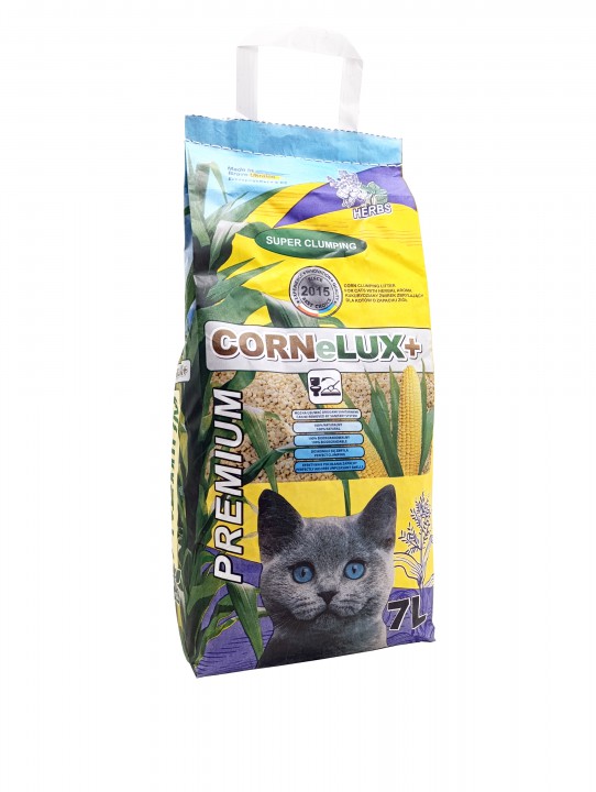 Cornelux+ Natural COMFY наповнювач кукурудзяний трави, 7л/4.3кг