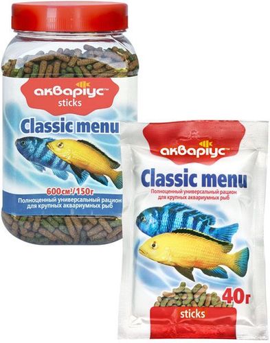 Меню  для цихлід 40г