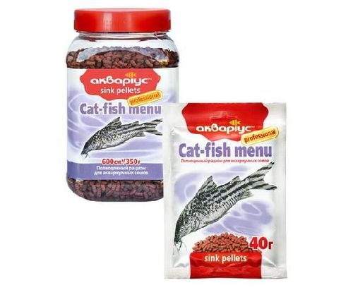 Меню для сомів 350г