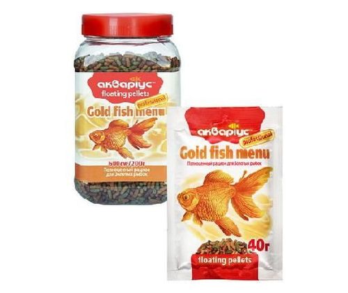 Меню для золотих рибок 200г