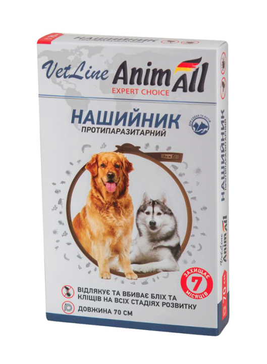 Animall нашийник протипаразитарний, 70 см