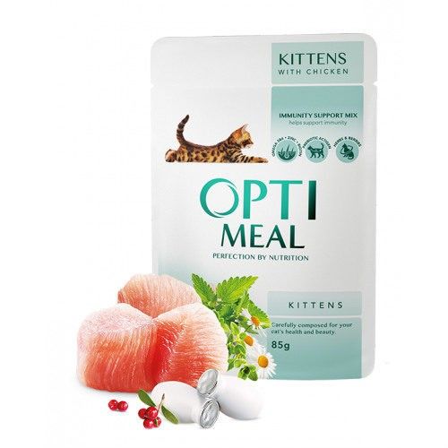 Пауч Optimeal 85г юніор з куркою