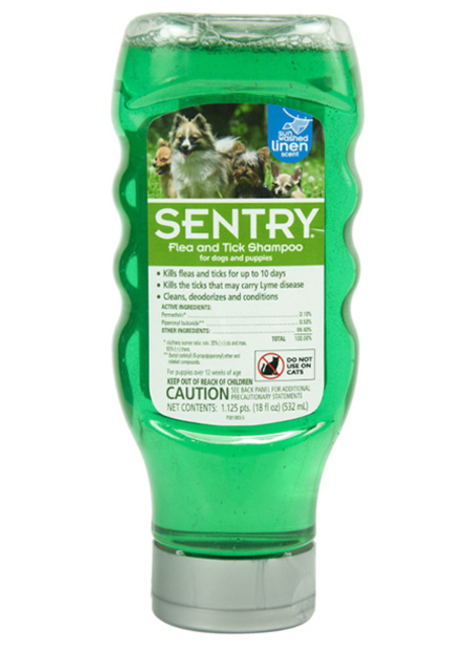 Шампунь SENTRY сонячний льон від бліх і кліщів для собак, 532мл