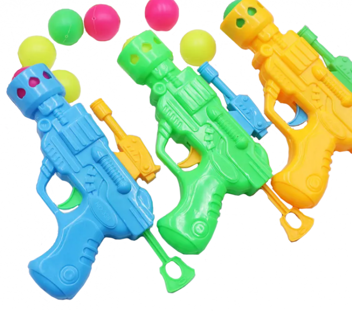 Пістолет з кульками іграшка для котів, 15.5х11 см