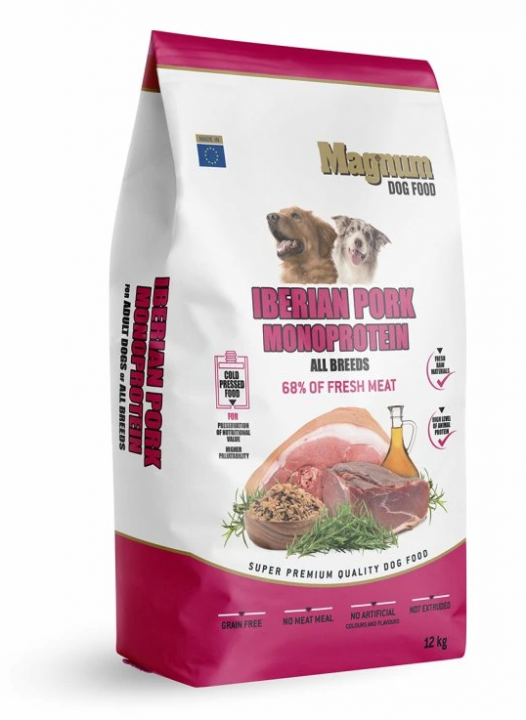 Magnum іберійська свиня моно протеїн для всіх порід, 12 кг