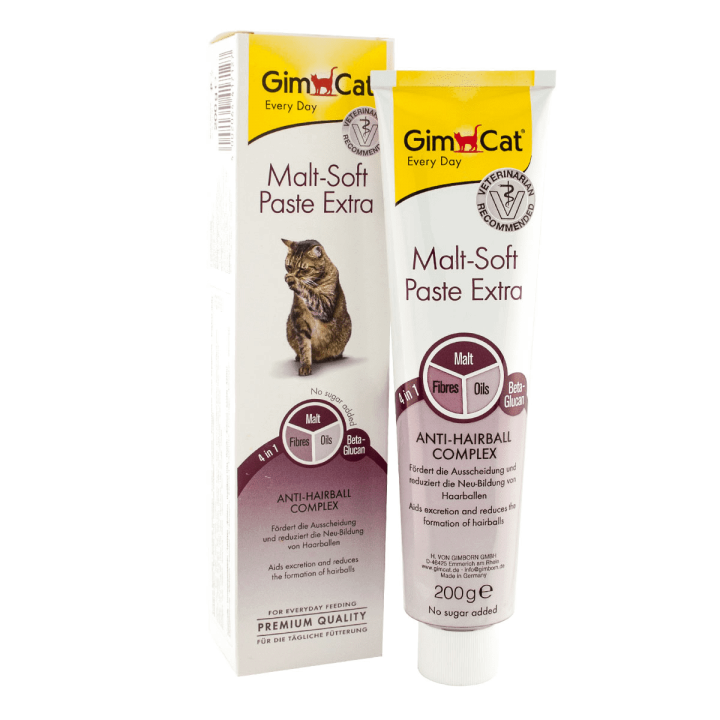 GimCat Malt-soft паста для виведення шерсті і покращення роботи шлунку, 100гр