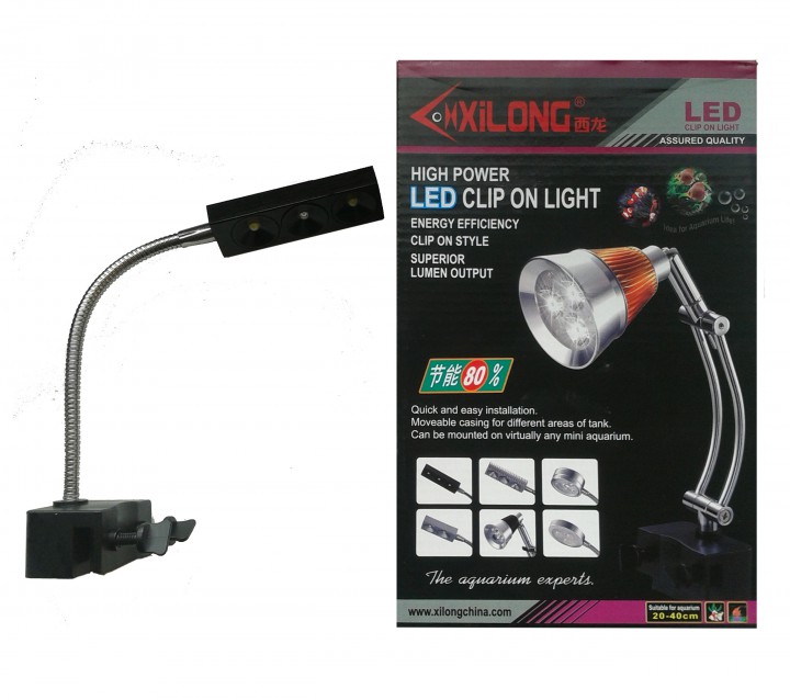 Світильник LED з прищепкою, 3 W