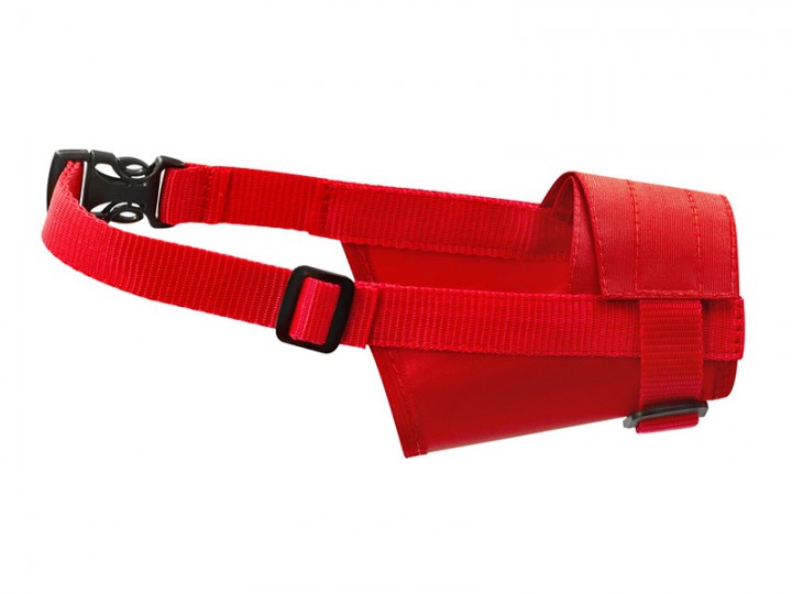 Намордник нейлон регульований №3 червоний