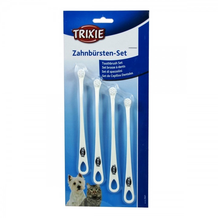 Зубна щітка для котів і малих собак, 15см (4шт/уп)
