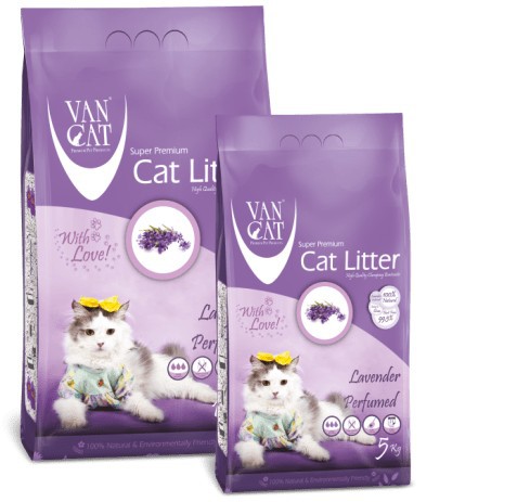 Ван Кет Лаванда наповнювач бентонітовий з лавандою, 5 кг