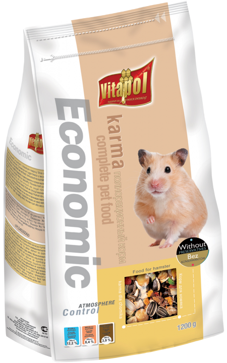 Vitapol Economic корм для хом'яка, 1200 г