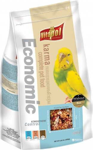 Корм Економік для хвилястих папуг, 1200 г