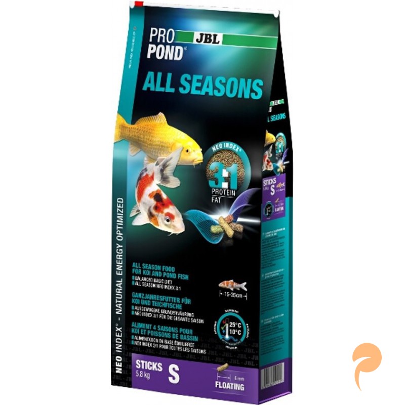 Фото1.JBL Pro Pond All Seasons S корм для ставкових риб, 5.8кг