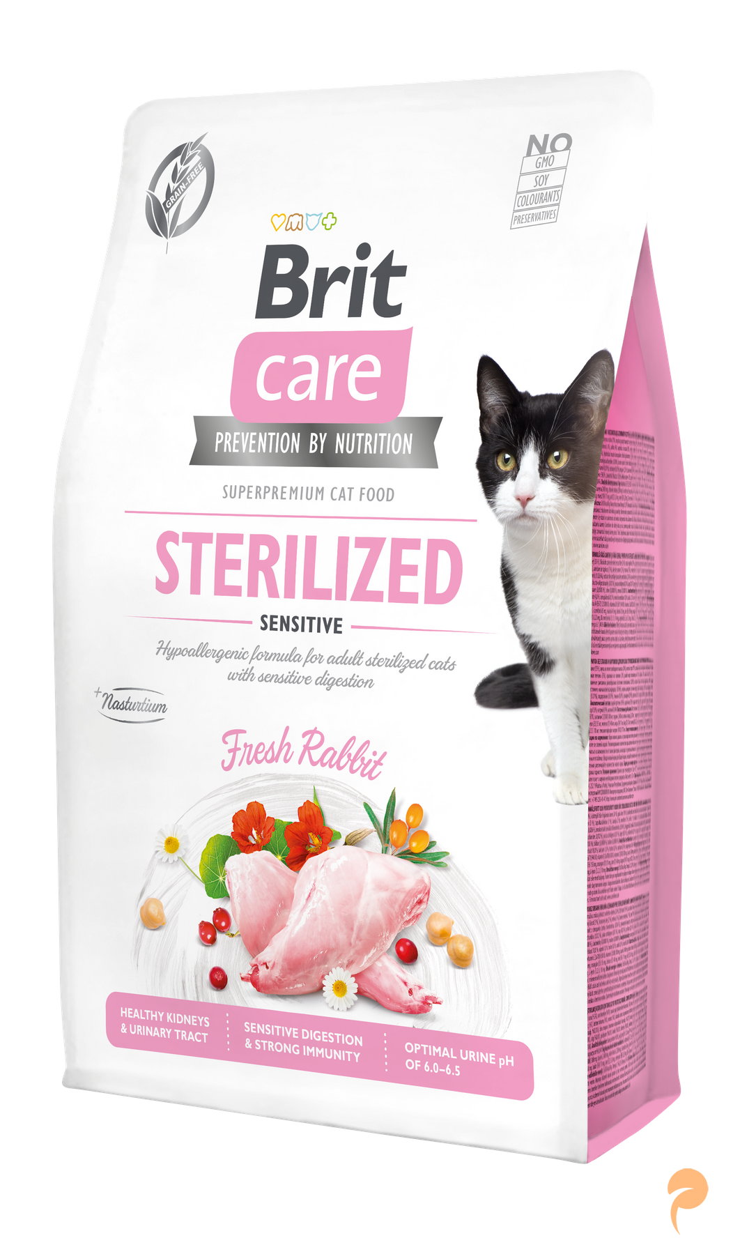 Фото1.Brit Care Cat Sterilized Sensitive (чутливе травлення для стерилізованих), 2кг