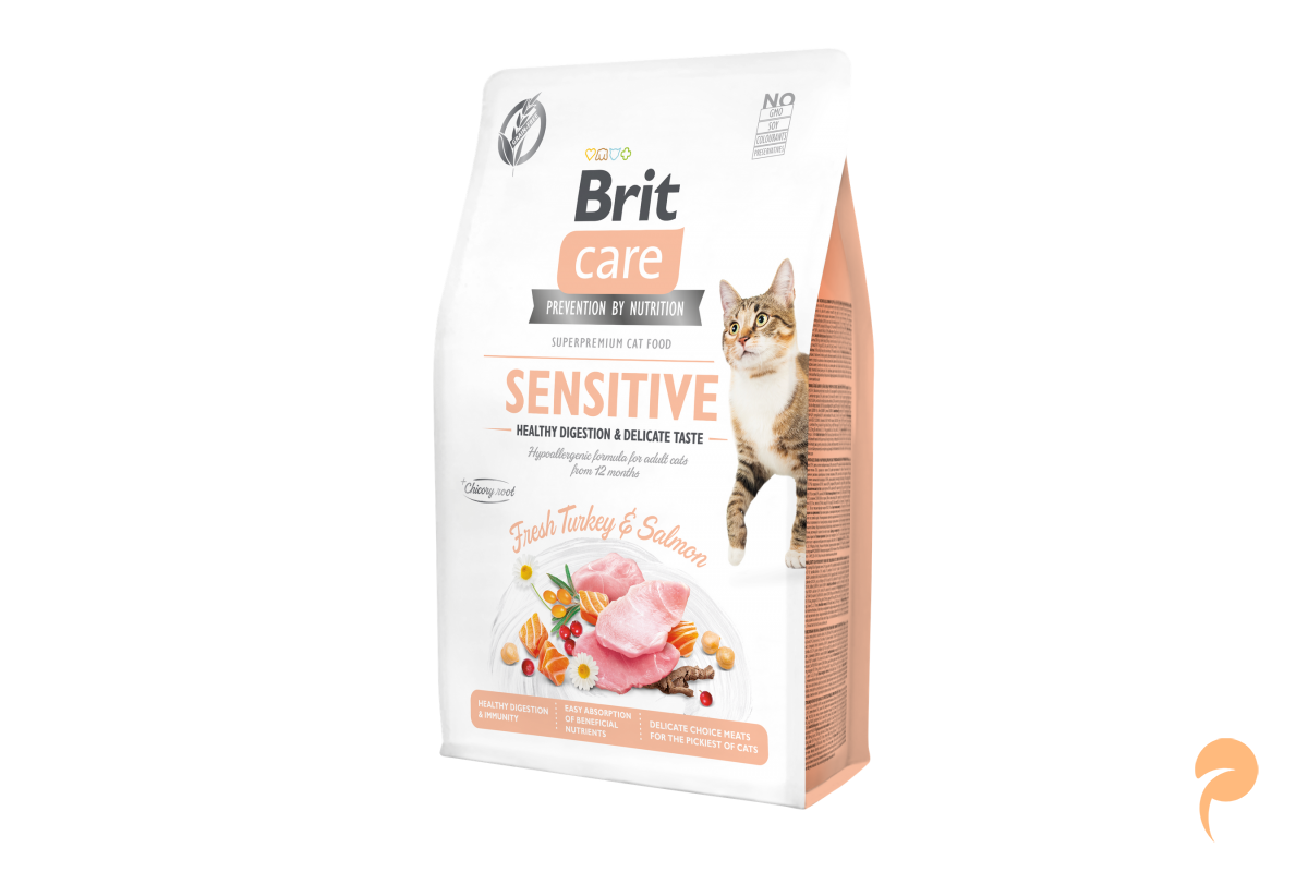 Фото1.Brit Care Cat Sensitive для вибагливих котів, 400г