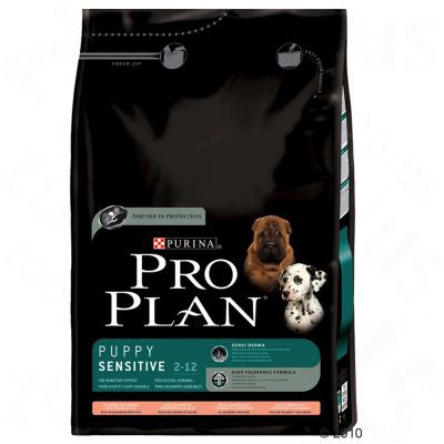 Pro Plan Puppy Sensitive 3кг для собак лосось/рис
