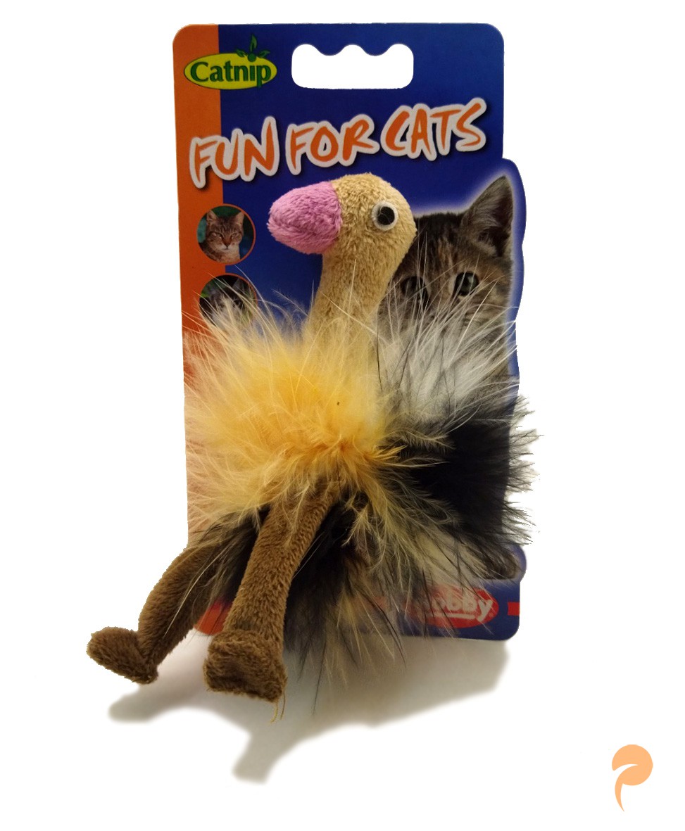 Фото1.Страус плюш, 15см