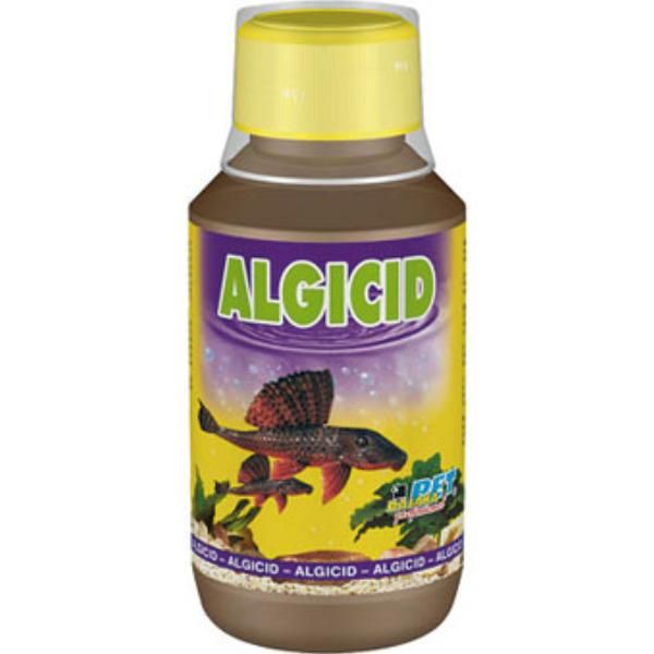 Algicid 20ml зменшує кількість водоростей в акваріумі