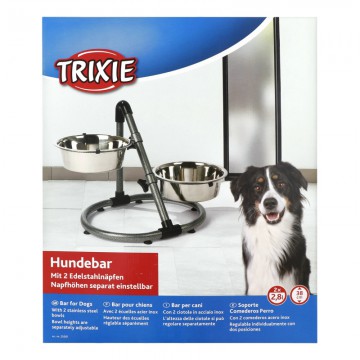 Фото1.Стойка з двома мисками кругла підставка, 2.8л /24см